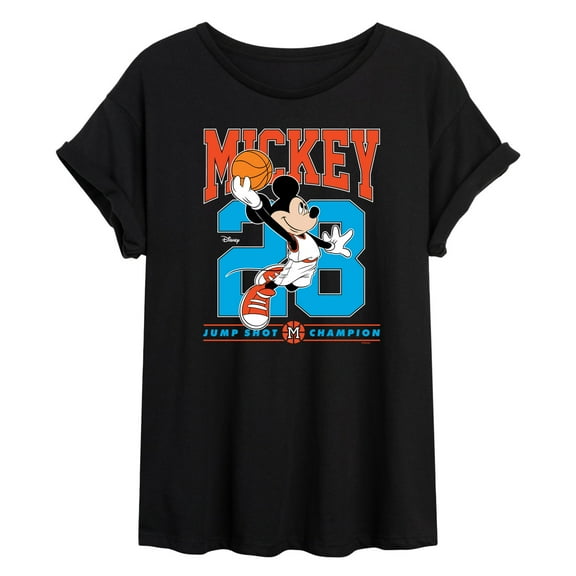 Disney - Mickey Jump Shot - Women's Oversized T-Shirt