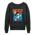 thumbnail image 1 of Disney - Mickey Jump Shot - Women's Lightweight French Terry Long Sleeve Shirt, 1 of 5