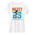 thumbnail image 1 of Disney - Mickey Jump Shot - Women's Short Sleeve Graphic T-Shirt, 1 of 5