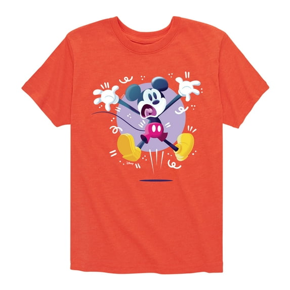 Disney - Mickey Jump - Youth Short Sleeve Graphic T-Shirt