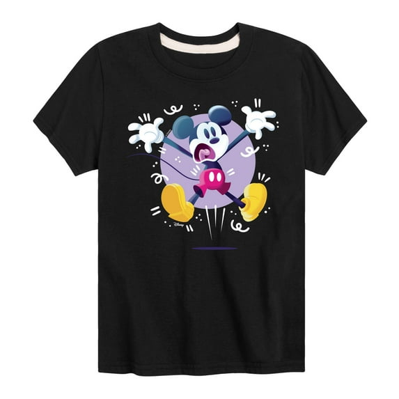 Disney - Mickey Jump - Youth Short Sleeve Graphic T-Shirt