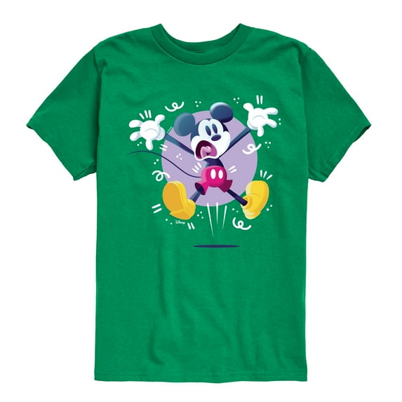 Disney - Mickey Jump - Youth Short Sleeve Graphic T-Shirt