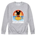 thumbnail image 1 of Disney - Mickey Kayak Explore - Men's Crew Fleece Sweatshirt, 1 of 5