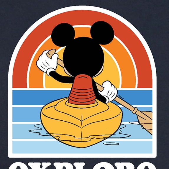 Disney - Mickey Kayak Explore - Men's Crew Fleece Sweatshirt