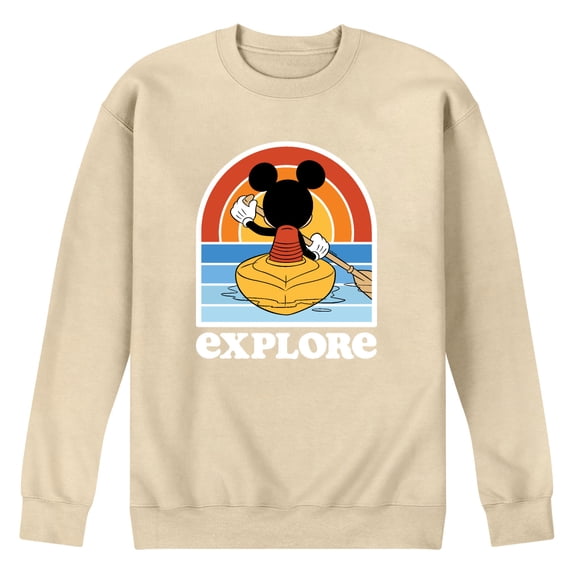 Disney - Mickey Kayak Explore - Men's Crew Fleece Sweatshirt