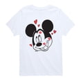 thumbnail image 1 of Disney - Mickey Kissy Face Boys' Short Sleeve Graphic T-Shirt, 1 of 4