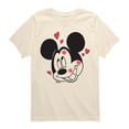 thumbnail image 1 of Disney - Mickey Kissy Face Boys' Short Sleeve Graphic T-Shirt, 1 of 3