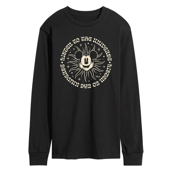 Disney - Mickey Listen To The Universe - Men's Long Sleeve T-Shirt