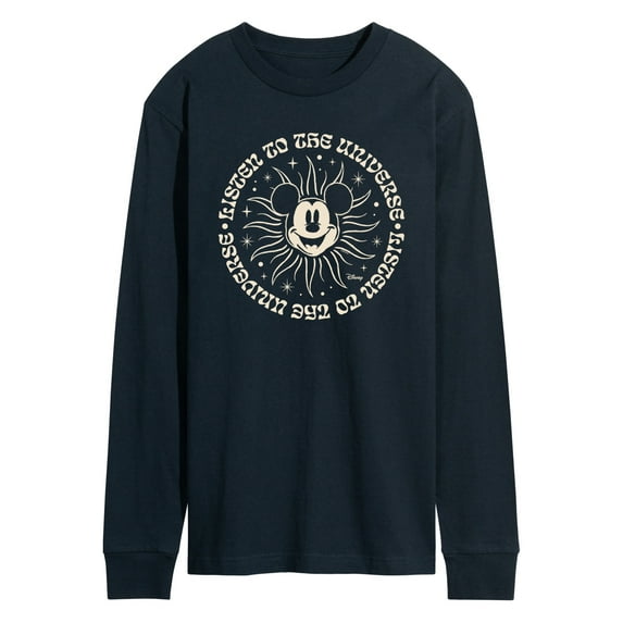 Disney - Mickey Listen To The Universe - Men's Long Sleeve T-Shirt