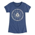 thumbnail image 1 of Disney - Mickey Listen To The Universe - Toddler & Youth Girls Short Sleeve Graphic T-Shirt, 1 of 5