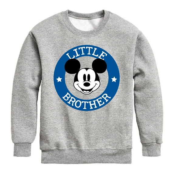Disney - Mickey Little Brother - Youth Crewneck Fleece Sweatshirt