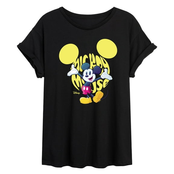 Disney - Mickey Logo - Women's Oversized T-Shirt