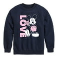 thumbnail image 1 of Disney - Mickey Love - Toddler & Youth Crewneck Fleece Sweatshirt, 1 of 5