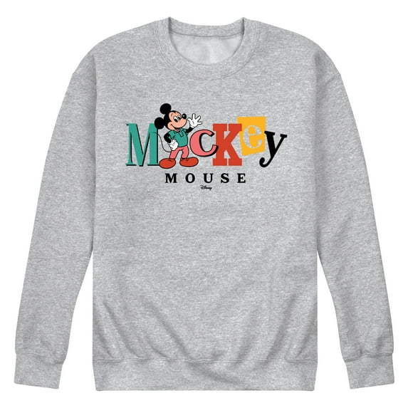 Disney - Mickey - Men's Crew Neck Fleece Pullover