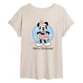 thumbnail image 1 of Disney - Mickey Merry Christmas - Juniors Ideal Flowy Muscle T-Shirt, 1 of 5