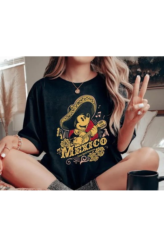 Mickey Mexico Epcot World Showcase 2025 T-Shirt Unisex,S-5XL