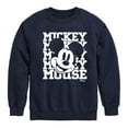 thumbnail image 1 of Disney - Mickey, Mickey, Mickey Mouse - Youth Crewneck Fleece Sweatshirt, 1 of 5