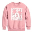 thumbnail image 1 of Disney - Mickey, Mickey, Mickey Mouse - Youth Crewneck Fleece Sweatshirt, 1 of 4