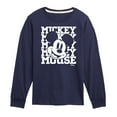 thumbnail image 1 of Disney - Mickey, Mickey, Mickey Mouse - Youth Long Sleeve Graphic T-Shirt, 1 of 5