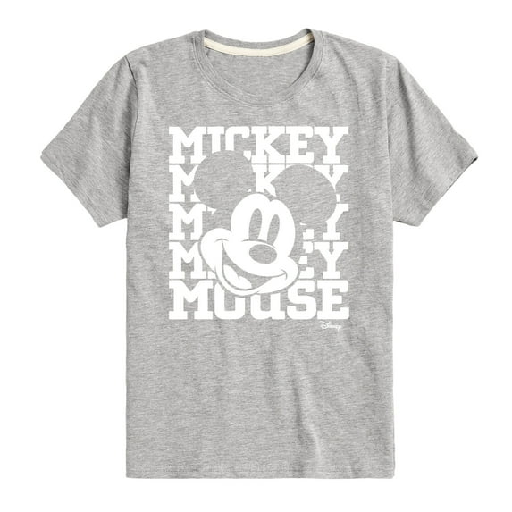 Disney - Mickey, Mickey, Mickey Mouse - Youth Short Sleeve Graphic T-Shirt