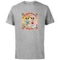 thumbnail image 1 of Disney Mickey Minnie 2024 Happy Lunar New Year of the Dragon - Short Sleeve Cotton T-Shirt for Adults - Customized-Athletic Heather, 1 of 5