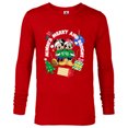 thumbnail image 1 of Disney Mickey & Minnie Christmas Always Merry & Bright - Long Sleeve T-Shirt for Men - Customized-New Red, 1 of 5