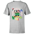 thumbnail image 1 of Disney Mickey & Minnie Christmas Always Merry & Bright - Short Sleeve T-Shirt for Kids - Customized-Athletic Heather, 1 of 5