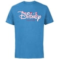 thumbnail image 1 of Disney Mickey & Minnie Coquette Valentine's Family Trip 2026 - Short Sleeve Cotton T-Shirt for Adults - Customized-Light Blue, 1 of 5