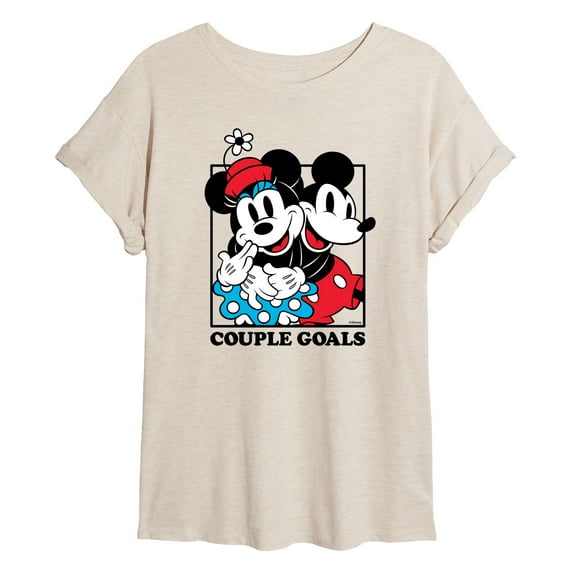 Disney - Mickey Minnie Couple Goals - Women's Oversized T-Shirt