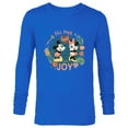 thumbnail image 1 of Disney Mickey & Minnie Fill Your Heart with Joy - Long Sleeve T-Shirt for Men - Customized-Navy, 1 of 5