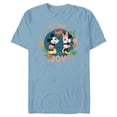 thumbnail image 1 of Disney Mickey & Minnie Fill Your Heart with Joy - Short Sleeve Blended T-Shirt for Adults - Customized-Ocean Blue, 1 of 5
