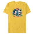 thumbnail image 1 of Disney Mickey & Minnie Fill Your Heart with Joy - Short Sleeve Blended T-Shirt for Adults - Customized-Yellow, 1 of 5