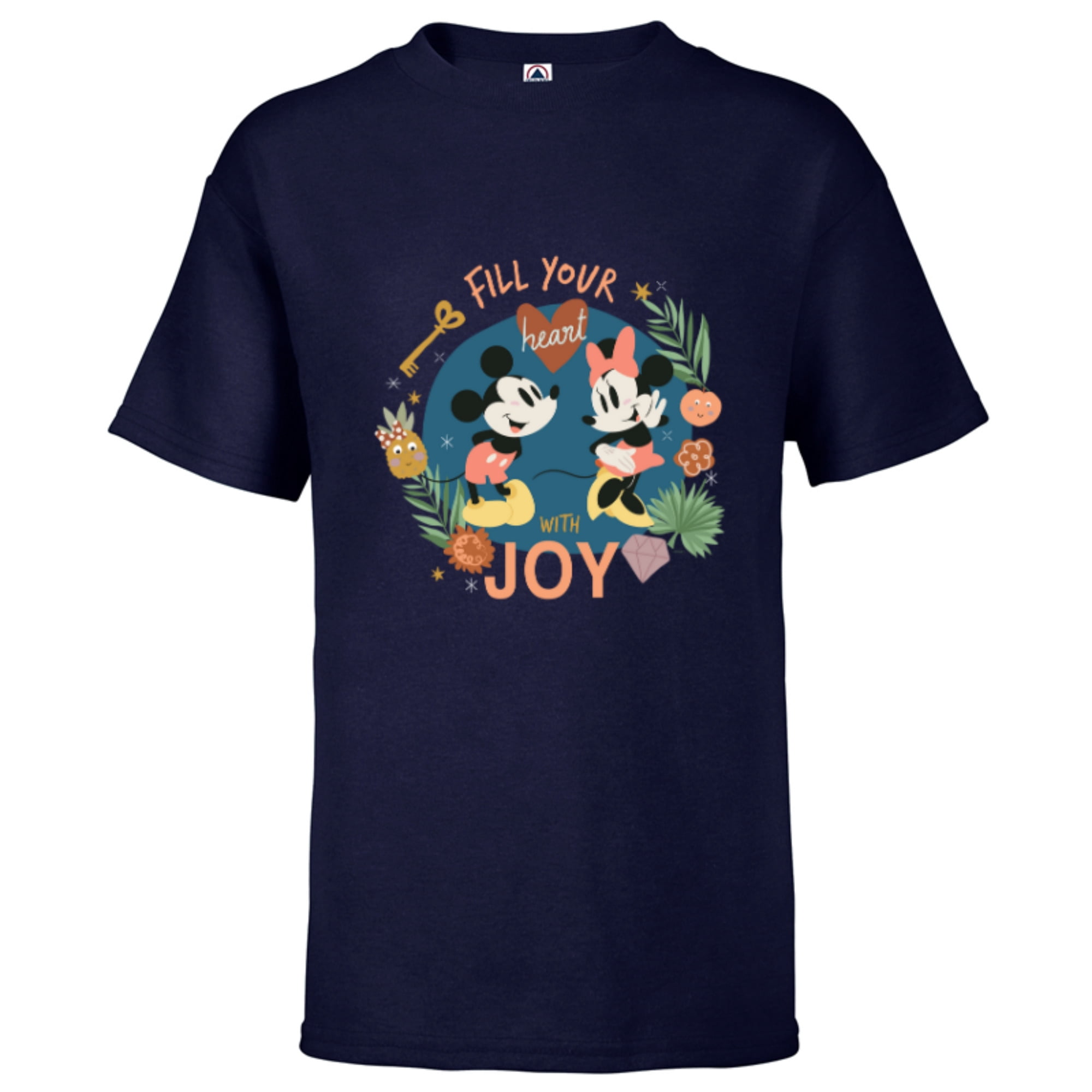 Disney Mickey & Minnie Fill Your Heart with Joy - Short Sleeve T-Shirt