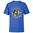 thumbnail image 1 of Disney Mickey & Minnie Fill Your Heart with Joy - Short Sleeve T-Shirt for Kids - Customized-Royal, 1 of 5