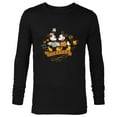 thumbnail image 1 of Disney Mickey + Minnie Forever Love Stroll Valentine’s Day - Long Sleeve T-Shirt for Men - Customized-Black, 1 of 5