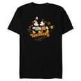 thumbnail image 1 of Disney Mickey + Minnie Forever Love Stroll Valentine’s Day - Short Sleeve Blended T-Shirt for Adults - Customized-Black, 1 of 5