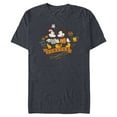 thumbnail image 1 of Disney Mickey + Minnie Forever Love Stroll Valentine’s Day - Short Sleeve Blended T-Shirt for Adults - Customized-Navy Heather, 1 of 5