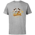 thumbnail image 1 of Disney Mickey + Minnie Forever Love Stroll Valentine’s Day - Short Sleeve Cotton T-Shirt for Adults - Customized-Athletic Heather, 1 of 5