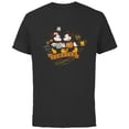 thumbnail image 1 of Disney Mickey + Minnie Forever Love Stroll Valentine’s Day - Short Sleeve Cotton T-Shirt for Adults - Customized-Black, 1 of 5