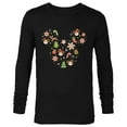 thumbnail image 1 of Disney Mickey & Minnie Head Gingerbread Christmas Holiday - Long Sleeve T-Shirt for Men - Customized-Black, 1 of 5