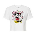 thumbnail image 1 of Disney - Mickey Minnie Heart - Cropped Tee, 1 of 4