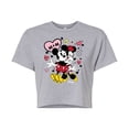 thumbnail image 1 of Disney - Mickey Minnie Heart - Cropped Tee, 1 of 4