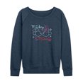 thumbnail image 1 of Disney - Mickey & Minnie - Highlight Love - Women's Lightweight French Terry Long Sleeve Shirt, 1 of 4