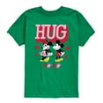 thumbnail image 1 of Disney - Mickey Minnie Hug Xoxo - Toddler & Youth Short Sleeve Graphic T-Shirt, 1 of 4