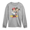 thumbnail image 1 of Disney - Mickey Minnie Hug Boys' Long Sleeve Graphic T-Shirt, 1 of 4