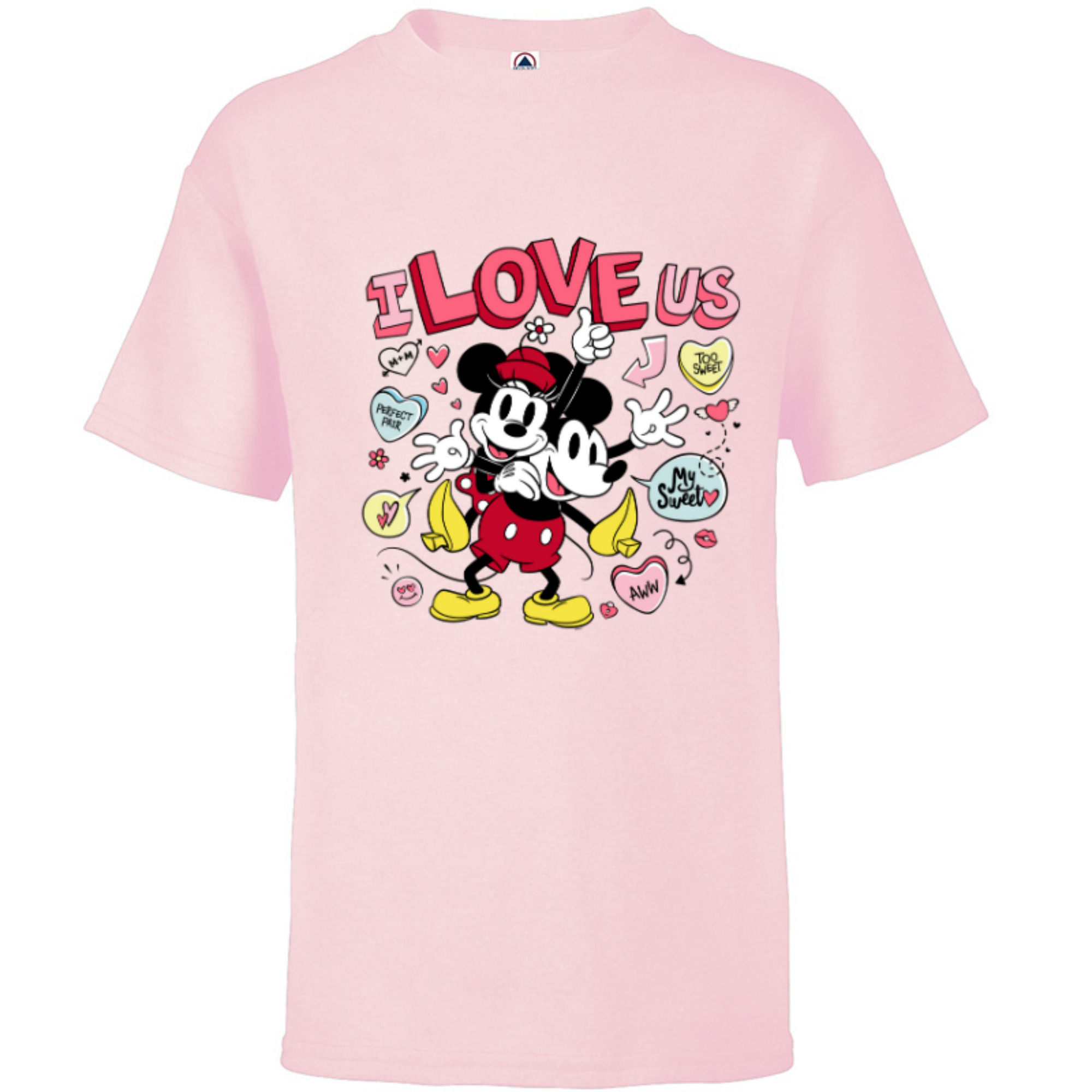 https://i5.walmartimages.com/seo/Disney-Mickey-Minnie-I-Love-Us-Valentine-s-Day-Retro-Short-Sleeve-T-Shirt-for-Kids-Customized-Soft-Pink_63429f9b-5fd4-4ae3-aa40-75915fca2a36.e436c65d72d8a5e7f8b17487da709c55.jpeg