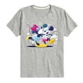 thumbnail image 1 of Disney - Mickey Minnie Kiss - Youth Short Sleeve Graphic T-Shirt, 1 of 5