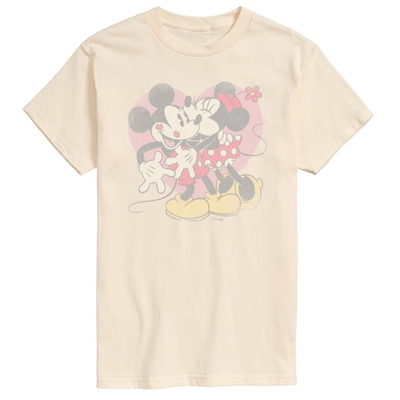 Disney - Mickey & Minnie Kisses - Men's Short Sleeve Graphic T-Shirt