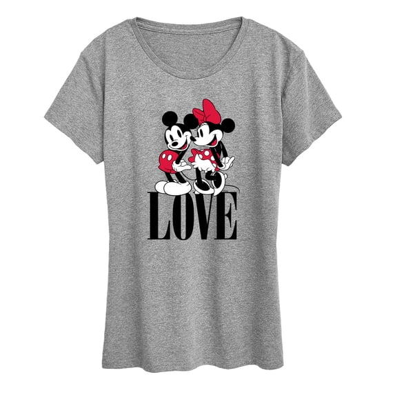 Disney - Mickey Minnie Love - Women's Short Sleeve Graphic T-Shirt