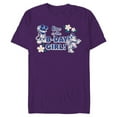 thumbnail image 1 of Disney Mickey & Minnie Mouse Birthday Bro of the B-Day Girl - Short Sleeve Blended T-Shirt for Adults - Customized-Purple, 1 of 5